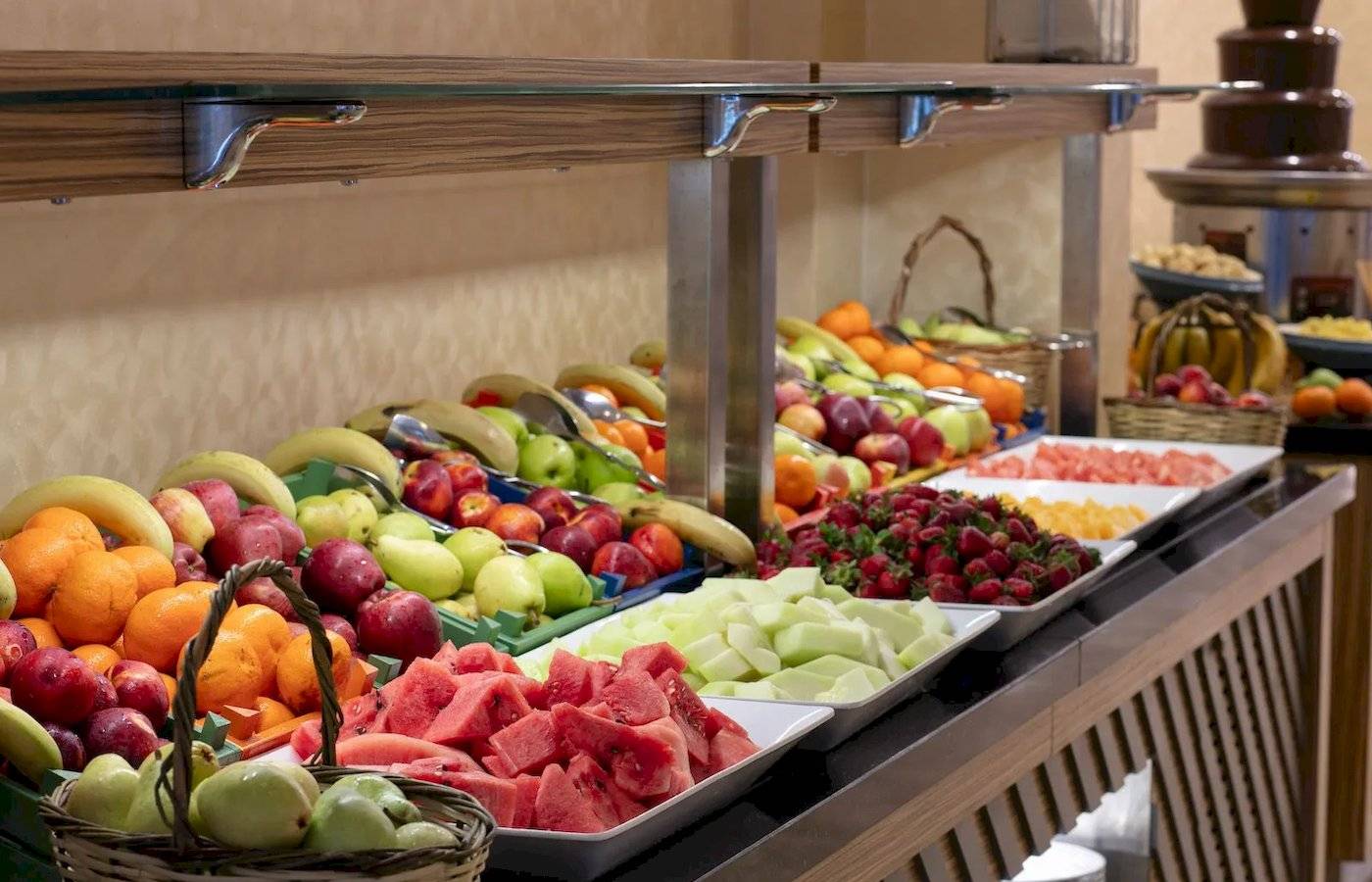 Früchte-Buffet im Megasaray Resort Side.