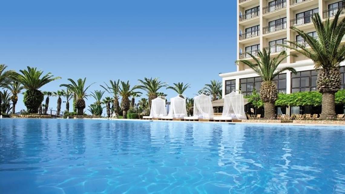 Sandy Beach Hotel in Larnaca, Aussenansicht des Hotels