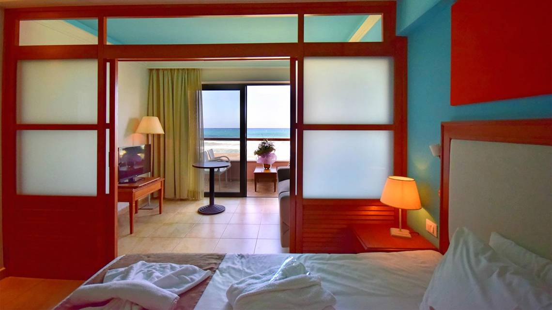 Kiani Beach Resort in Kreta, Familienzimmer