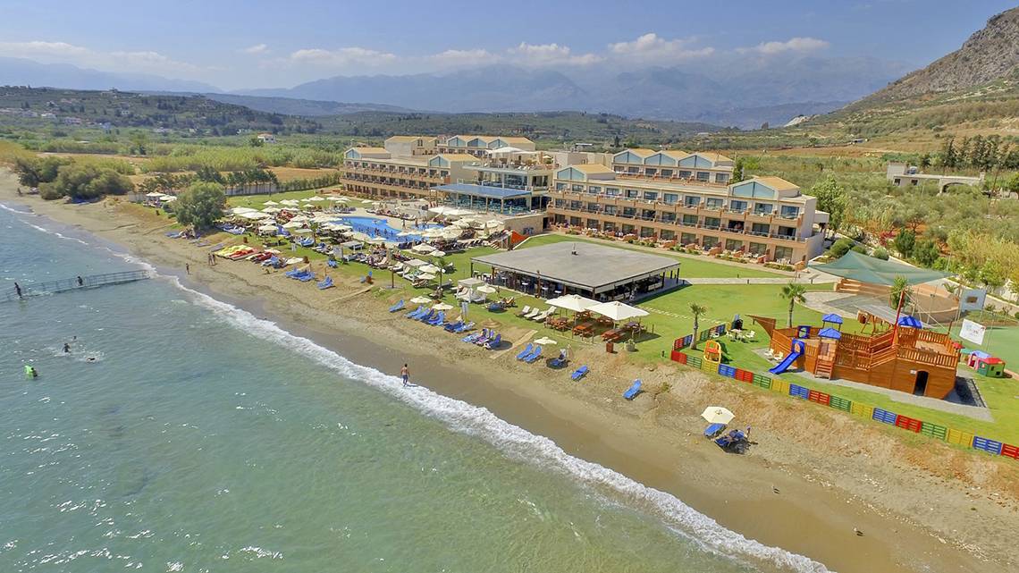 Kiani Beach Resort in Kreta, Strand