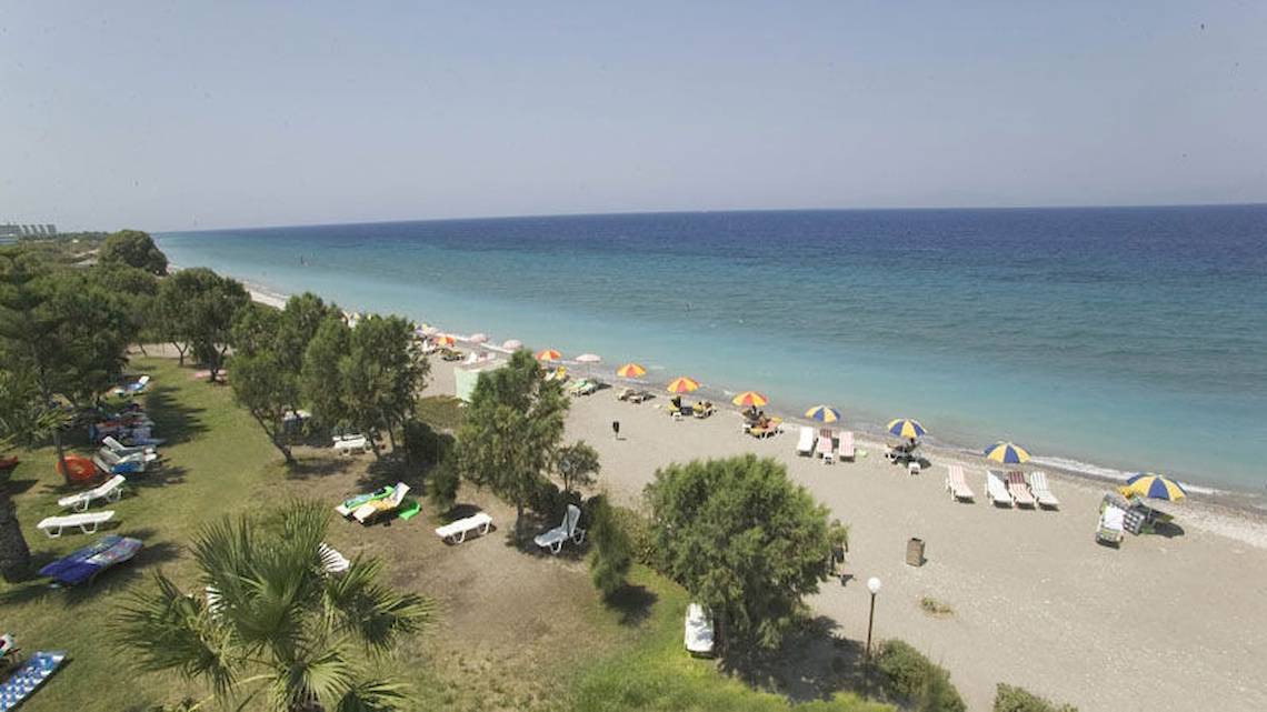 D'Andrea Mare Beach in Rhodos