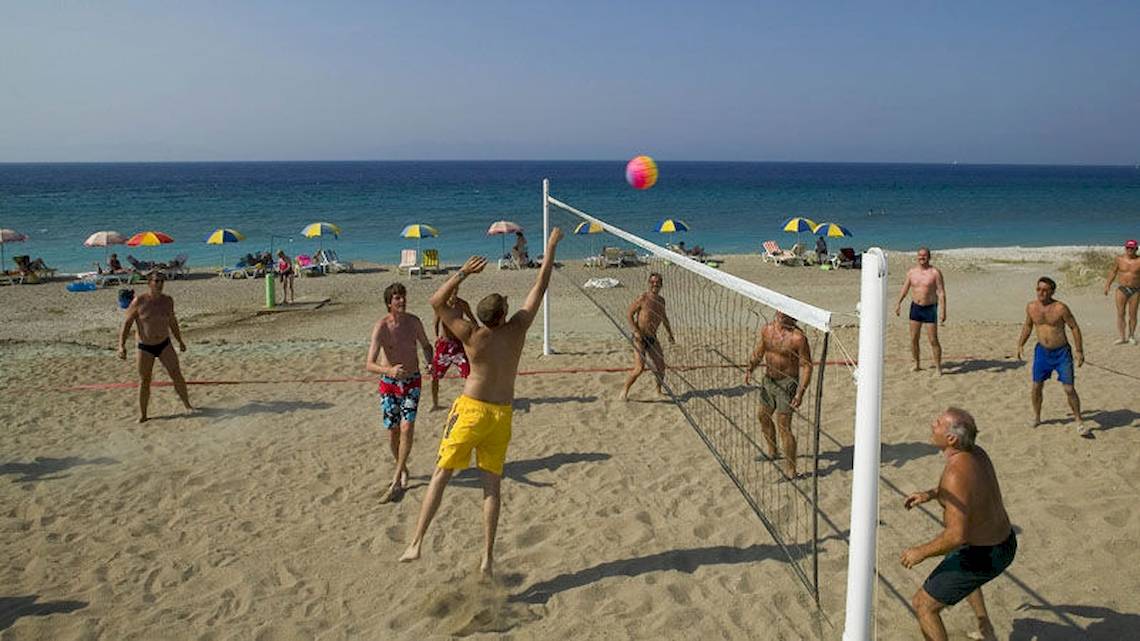 D'Andrea Mare Beach in Rhodos