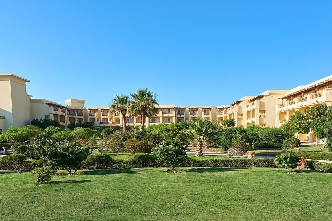 Sheraton Soma Bay Hotel in Hurghada, Aussenansicht des Hotels