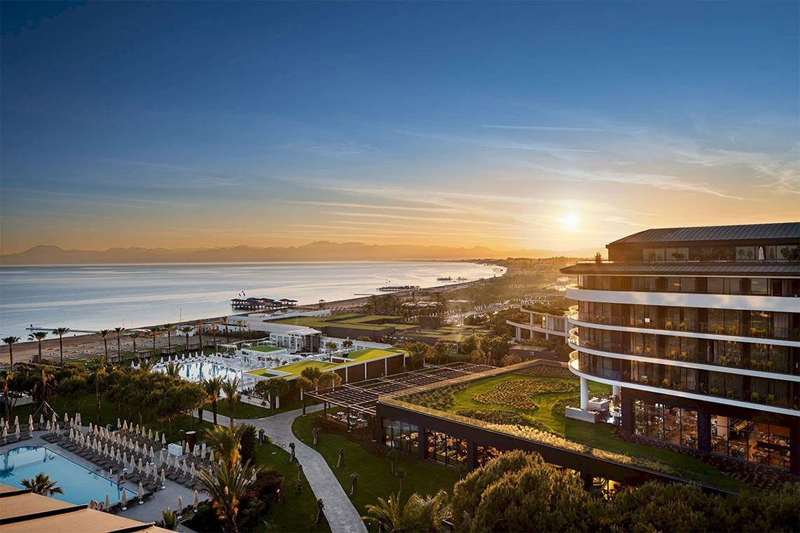 Voyage Belek Golf & Spa, Aussenansicht des Hotels