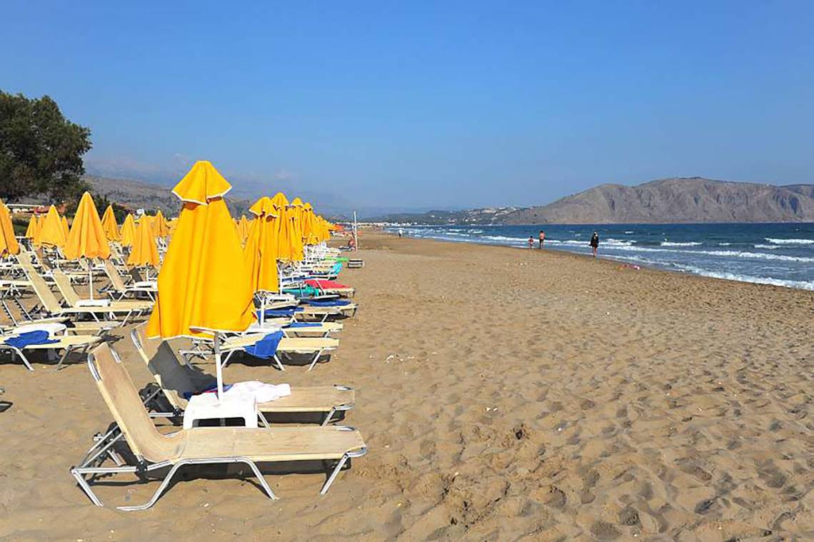 Vantaris Beach Hotel in Kreta, Strand