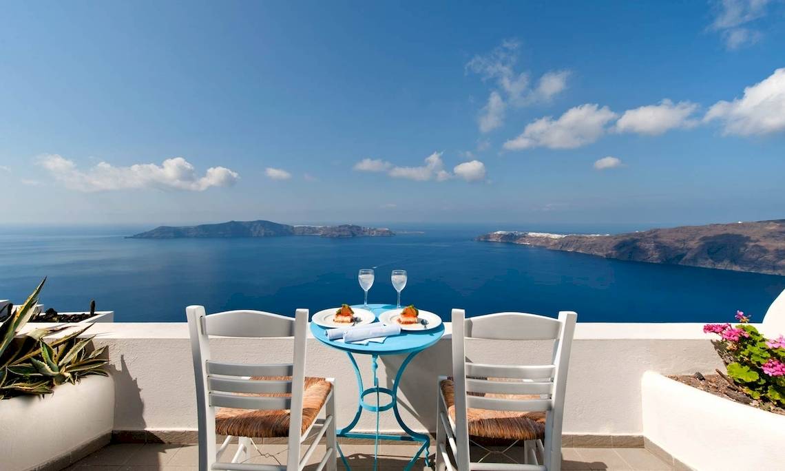 Andromeda Villas & Spa Resort in Santorin