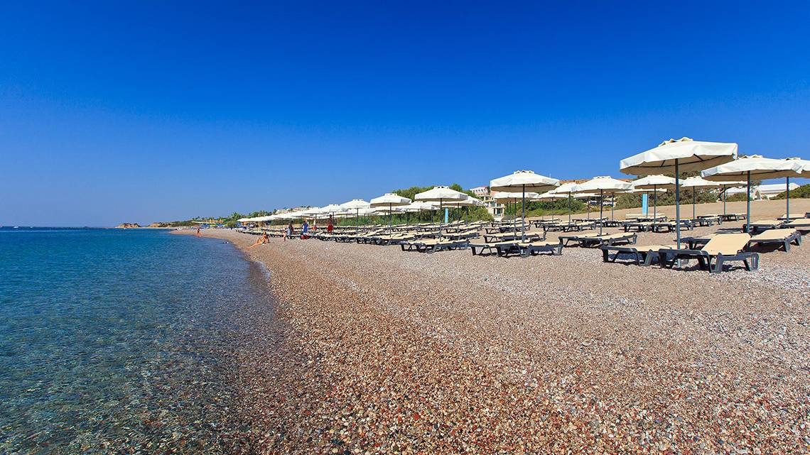 Princess Andriana Resort & Spa in Rhodos, Strand