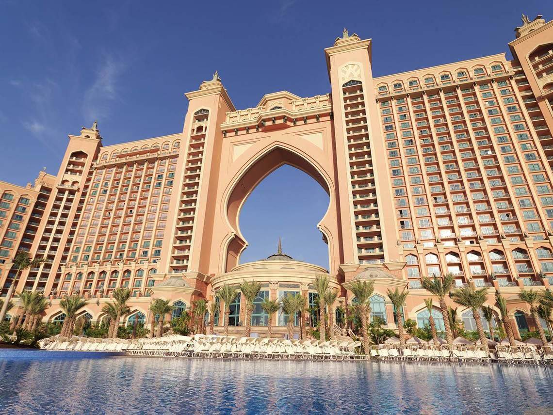 Atlantis the Palm, Dubai, Aussenansicht des Hotels