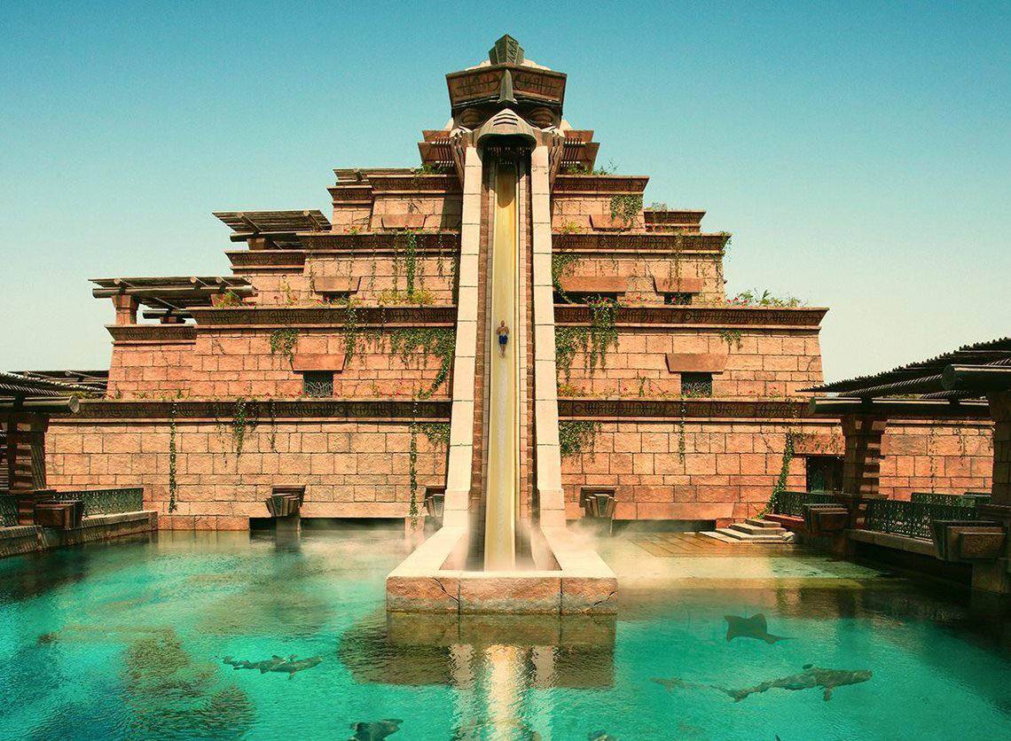 Atlantis the Palm, Dubai, Wasserrutschen