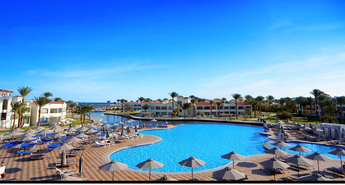 Dana Beach Resort, Hurghada, Aussenansicht des Hotels