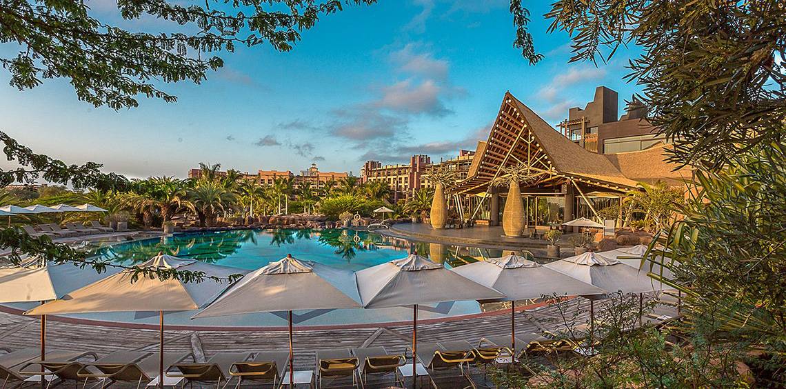 Lopesan Baobab Resort, Las Palmas, Aussenansicht des Hotels