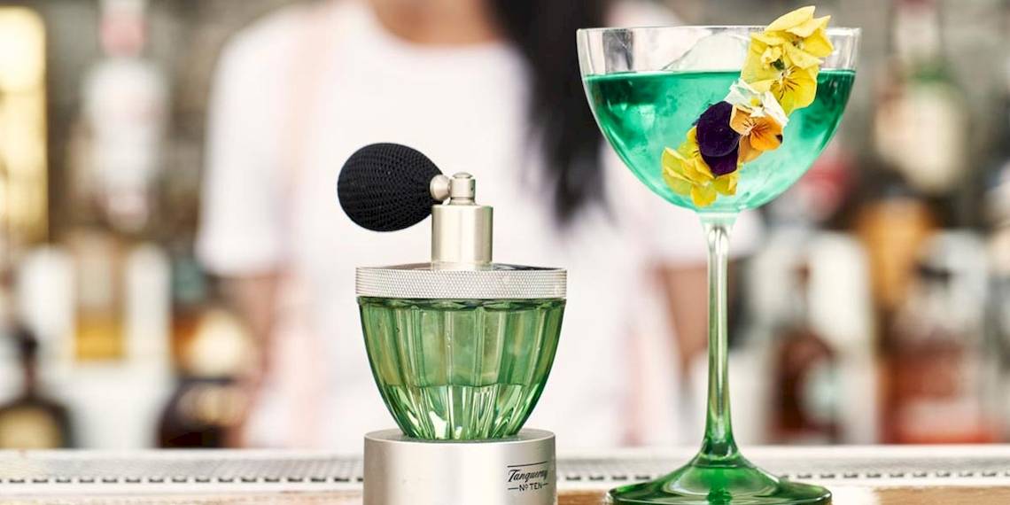 Cocktail mit Parfum im Hotel Myconian Korali Relais & Chateaux
