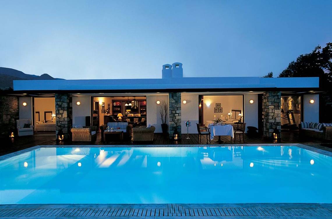 Elounda Bay Palace in Kreta, Bungalow Meerblick mit Pool