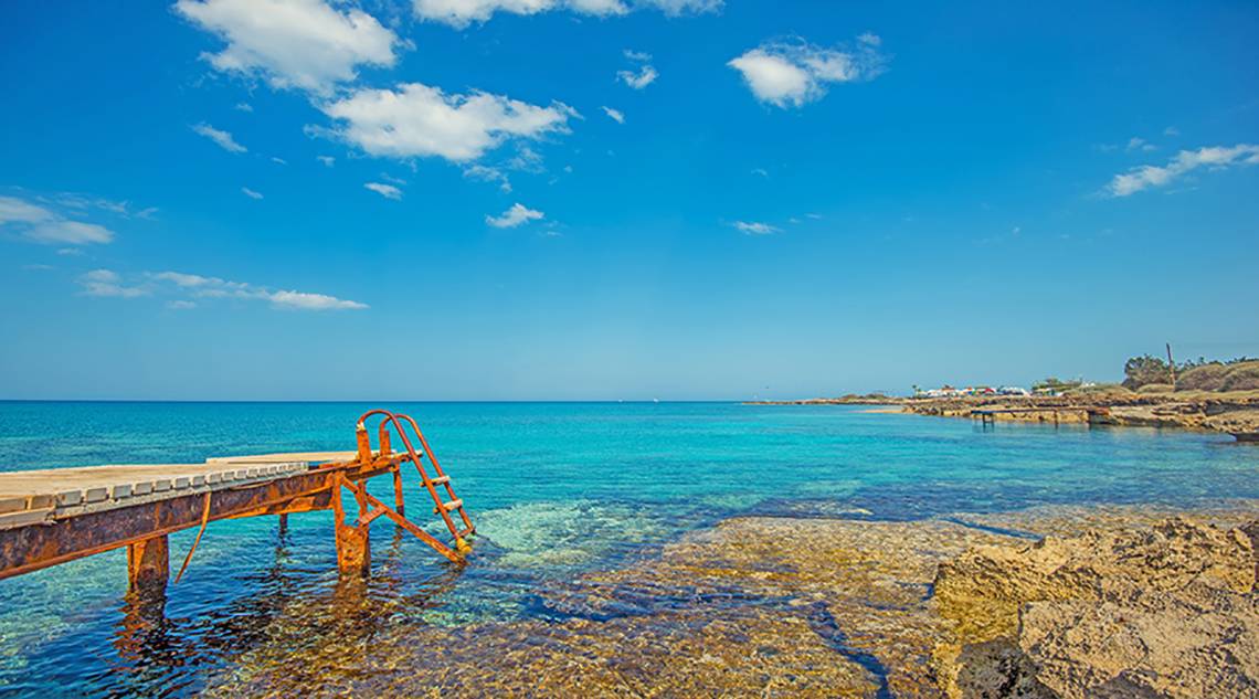 Vrissiana Beach in Protaras