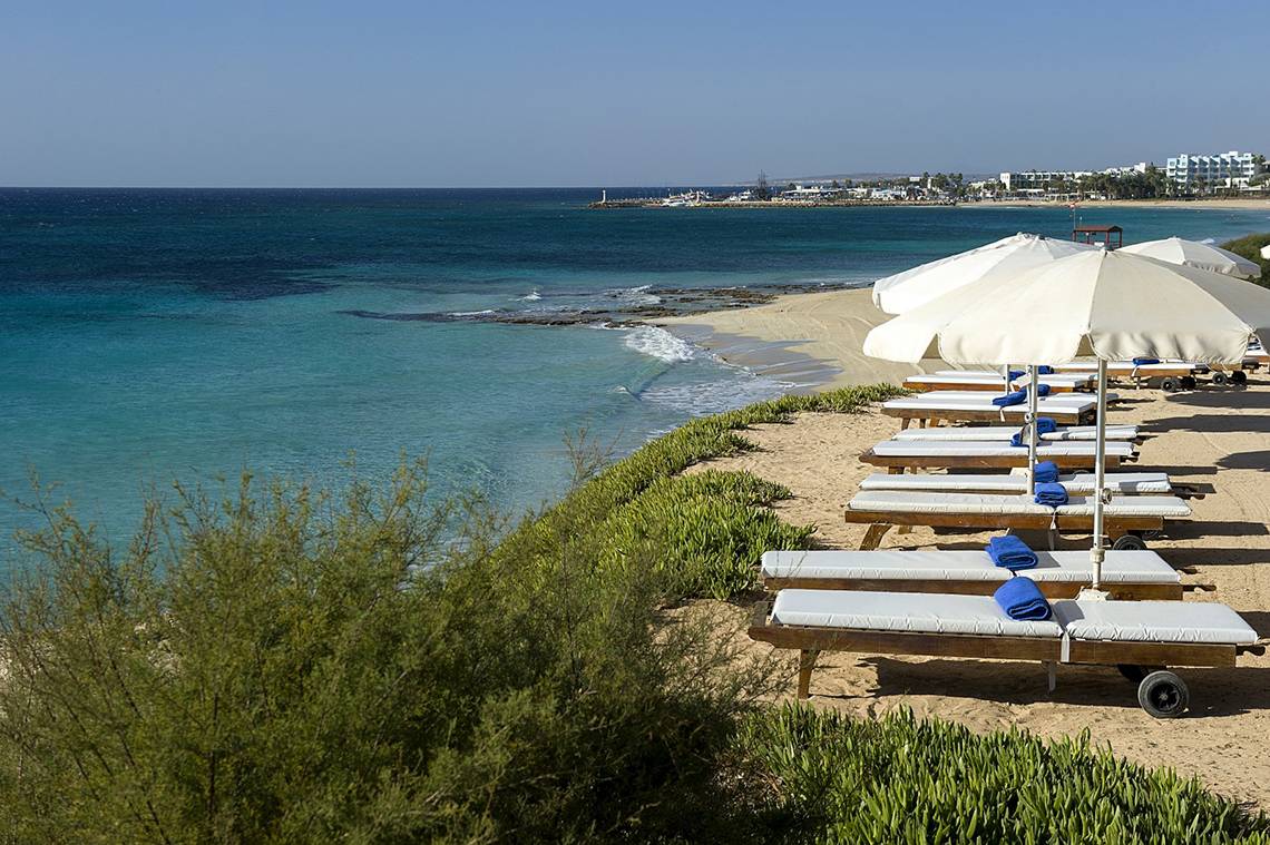 Grecian Sands Hotel in Ayia Napa, Strand