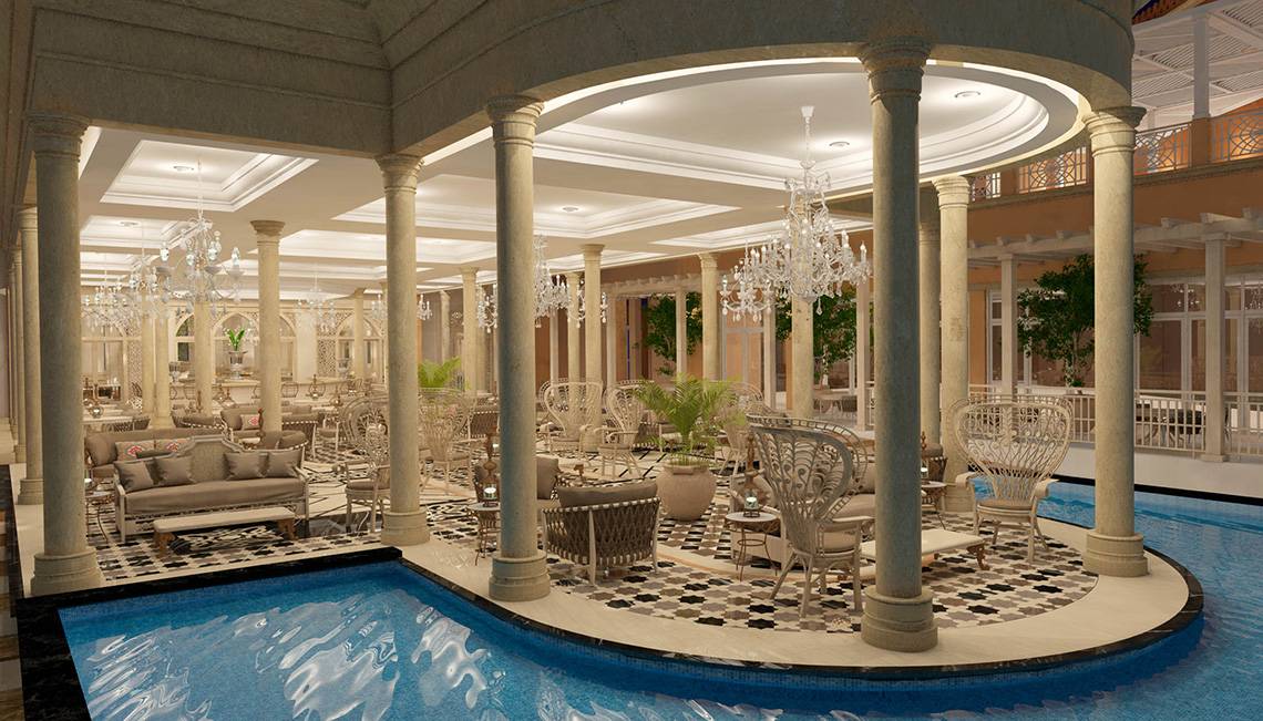 The Grand Palace Hotel in Hurghada - Innenpool