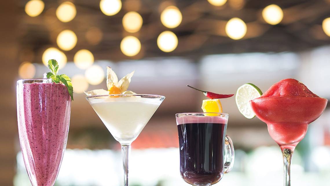 Getränke im Kristall Family Resort & Spa mit Cocktails und Smoothies.