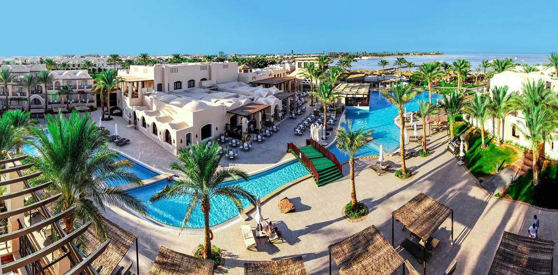 Ali Baba Palace in Hurghada, Aussenansicht des Hotels