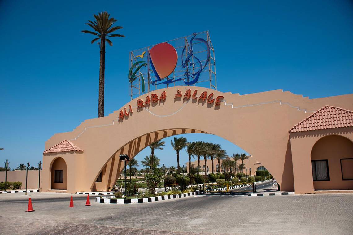 Ali Baba Palace in Hurghada, Aussenansicht des Hotels