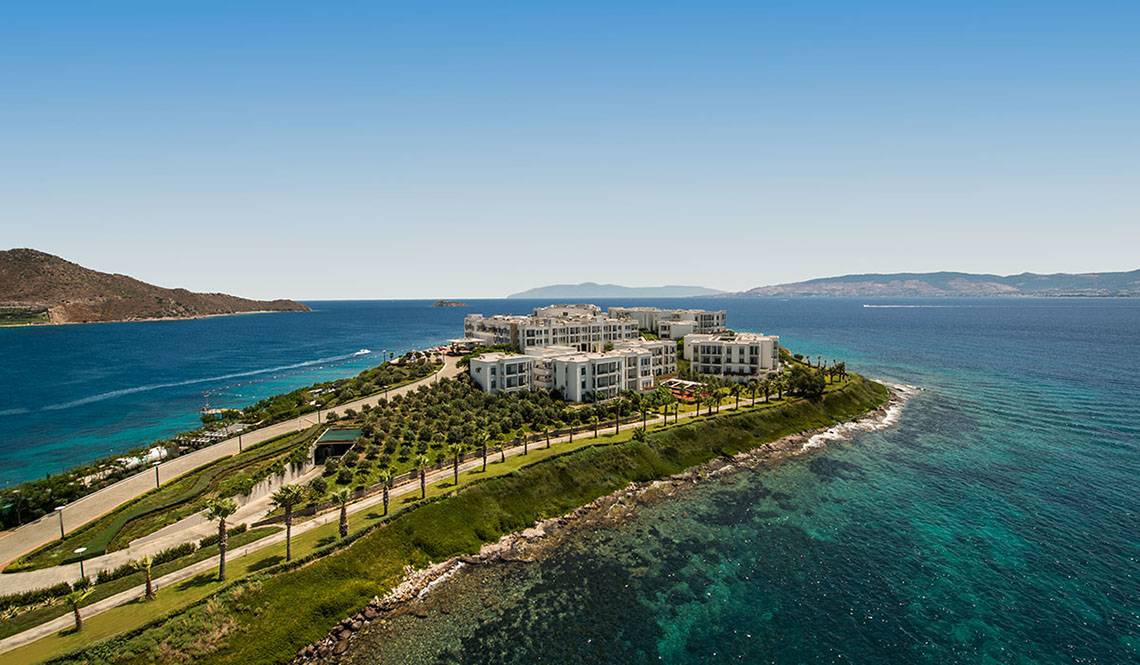 Xanadu Island Resort, Aussenansicht des Hotels