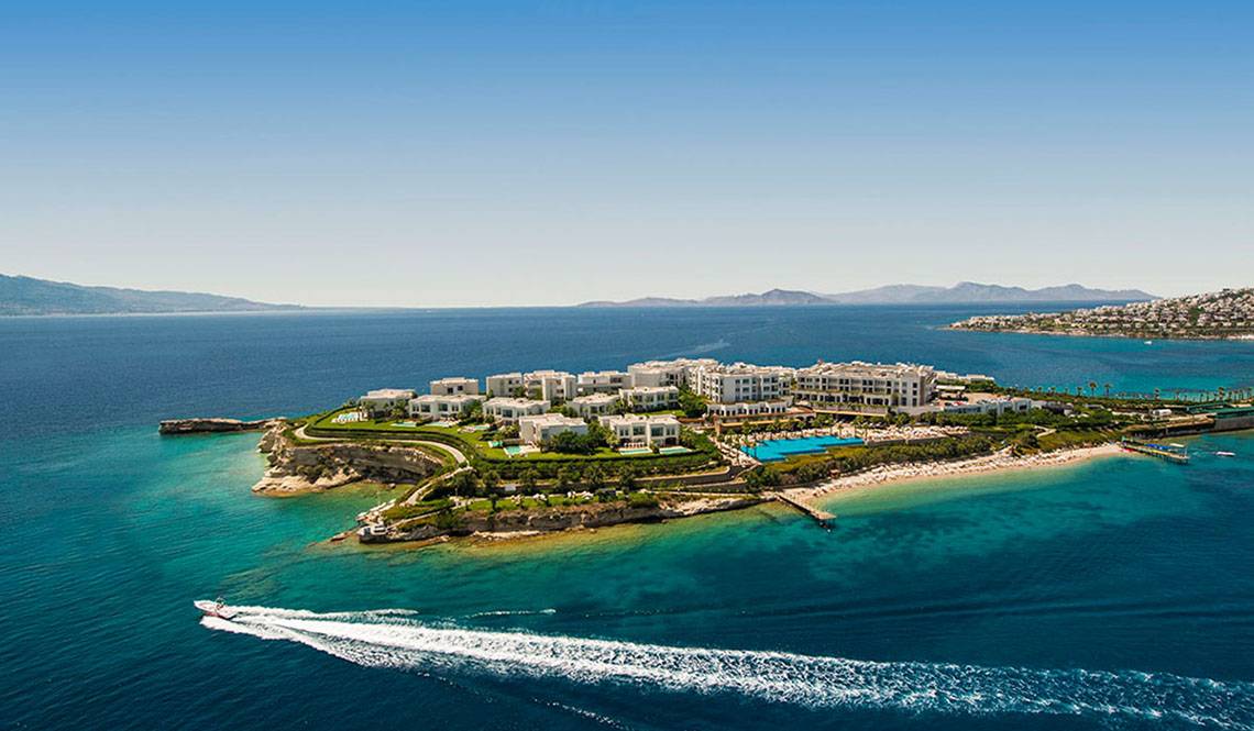 Xanadu Island Resort, Aussenansicht des Hotels