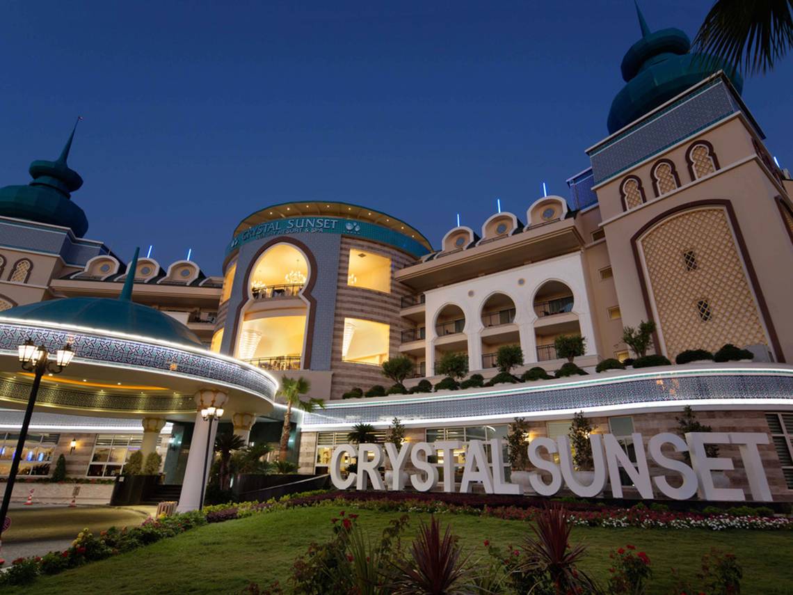 Crystal Sunset Luxury Resort, Antalya, Aussenansicht des Hotels