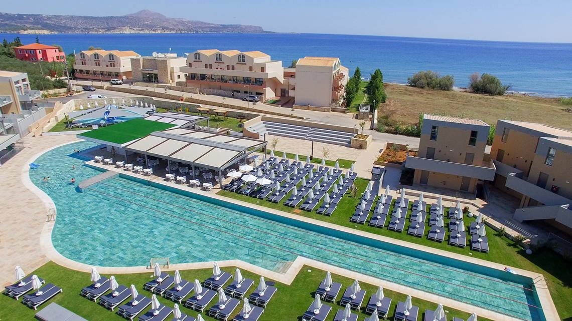 Kiani Beach Resort in Kreta, Pool