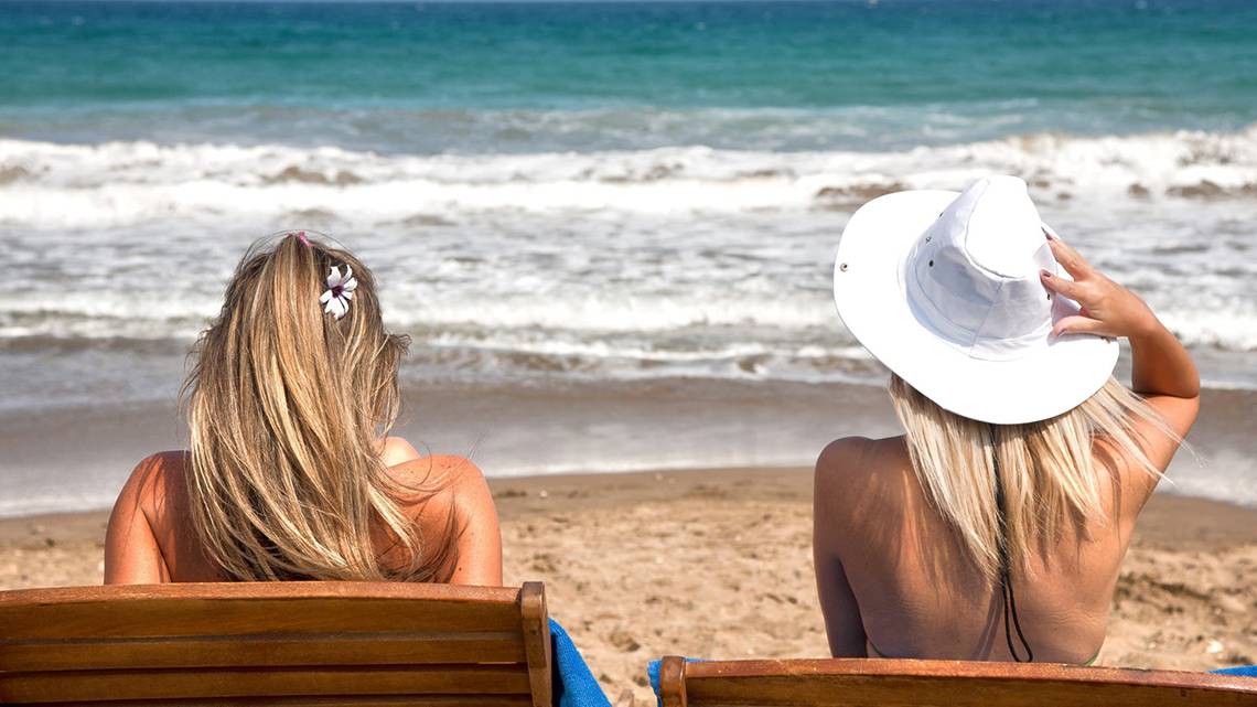 Kiani Beach Resort in Kreta, Strand