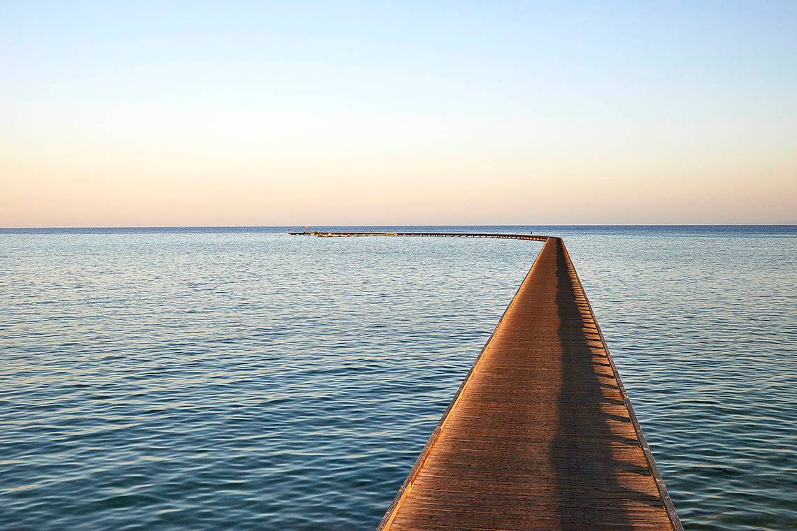 Sheraton Soma Bay Hotel in Hurghada, Meer