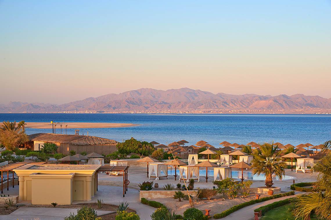 Sheraton Soma Bay Hotel in Hurghada, Aussenansicht des Hotels