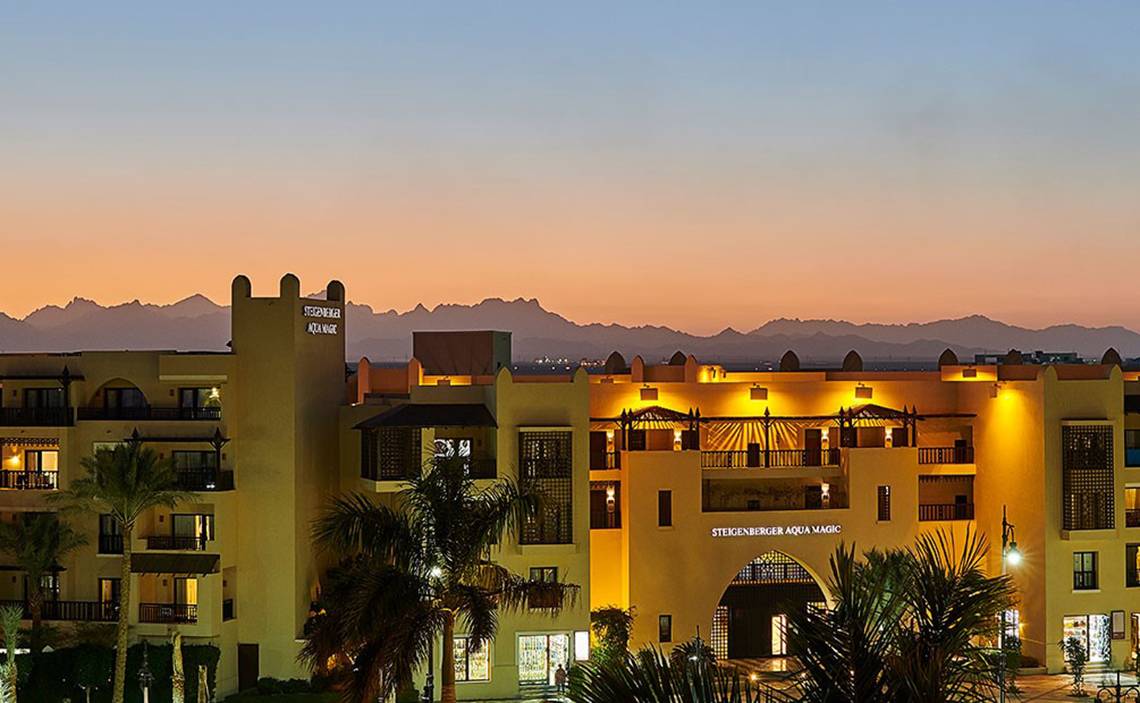 Steigenberger Aqua Magic in Hurghada, Aussenansicht des Hotels