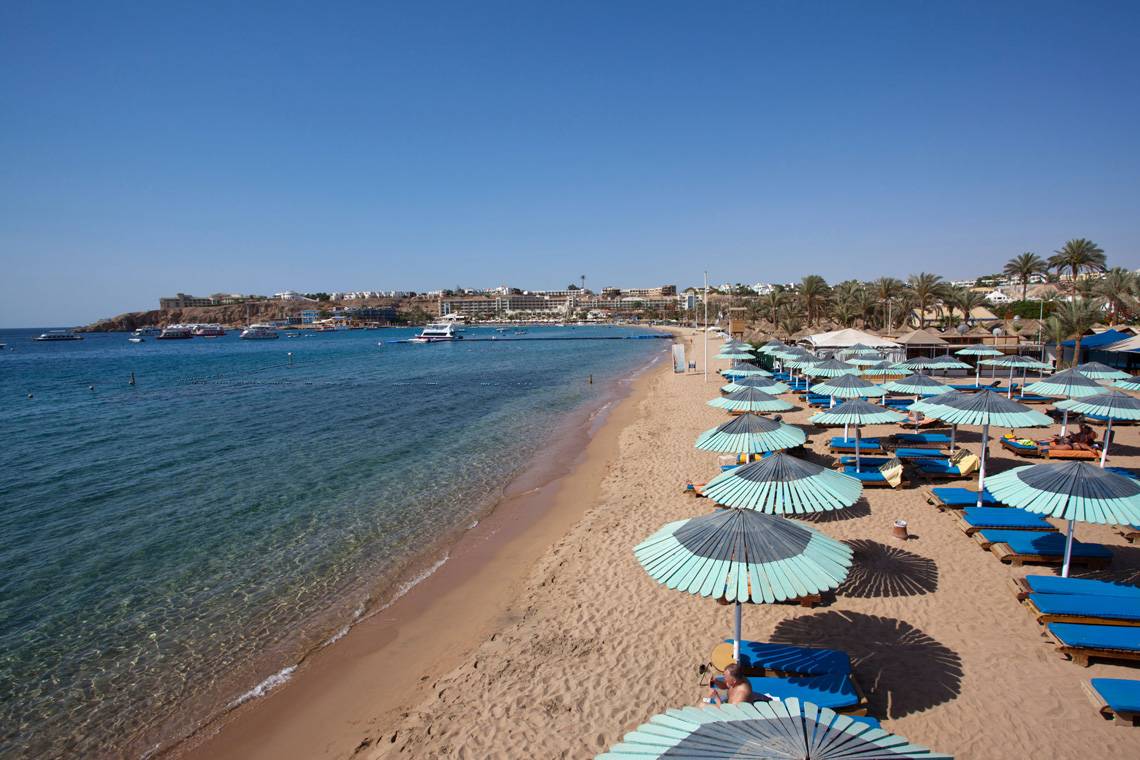 Siva Grand Beach Hotel in Hurghada - Strand