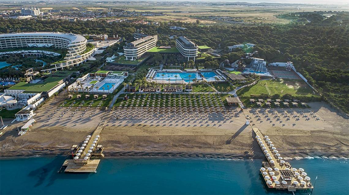 Voyage Belek Golf & Spa, Aussenansicht des Hotels