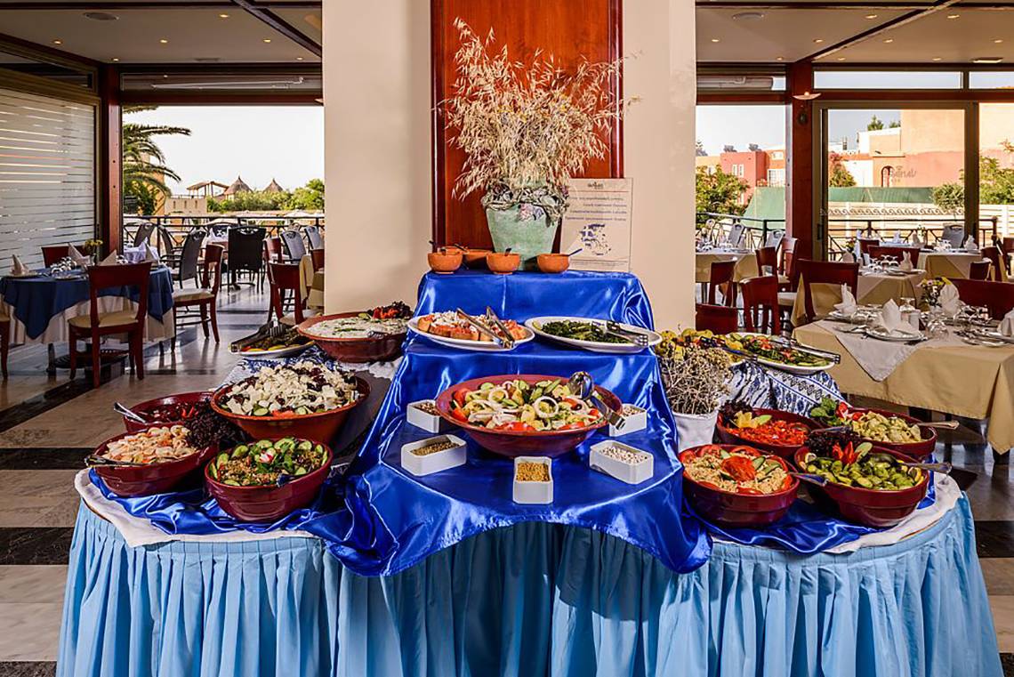 Vantaris Beach Hotel in Kreta, Buffet