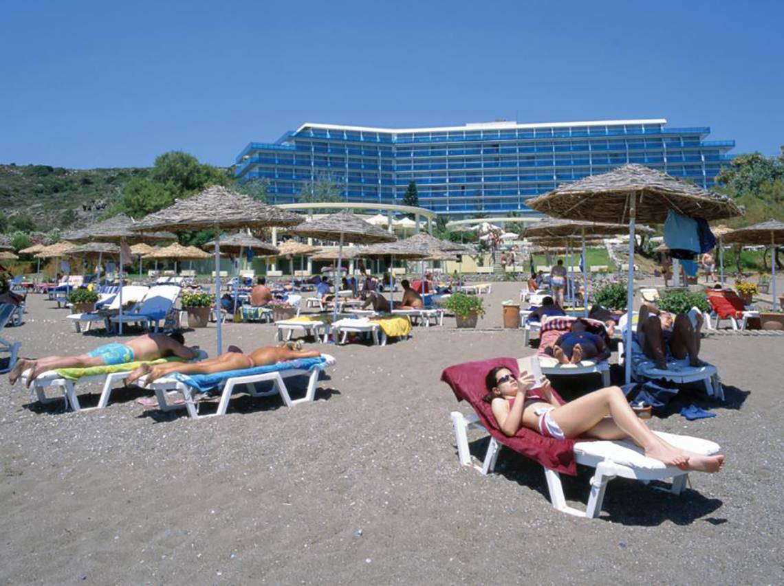 Calypso Beach in Rhodos