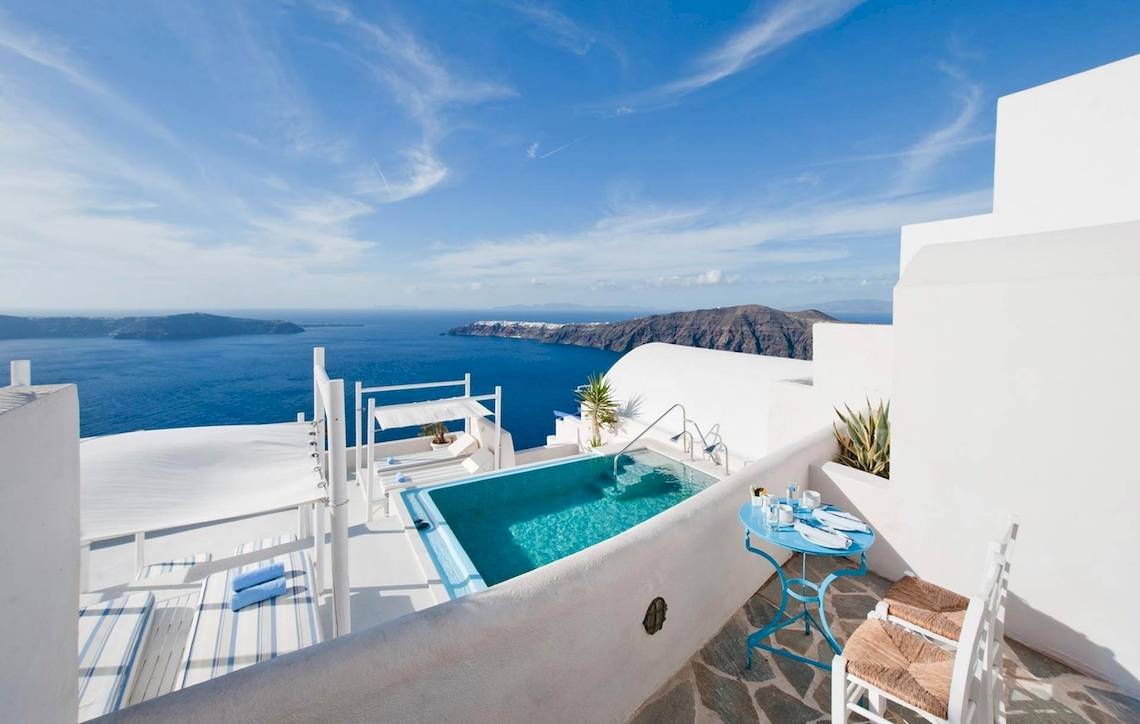 Andromeda Villas & Spa Resort in Santorin