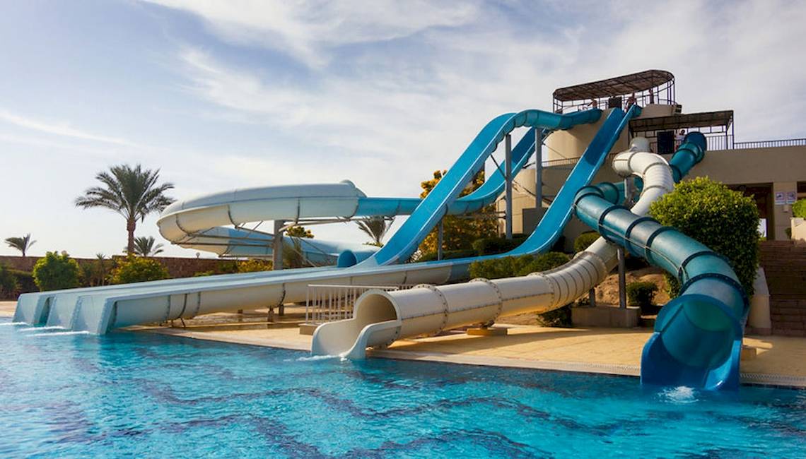 Wasserrutschen im Jaz Neo Dar El Madina Hotel