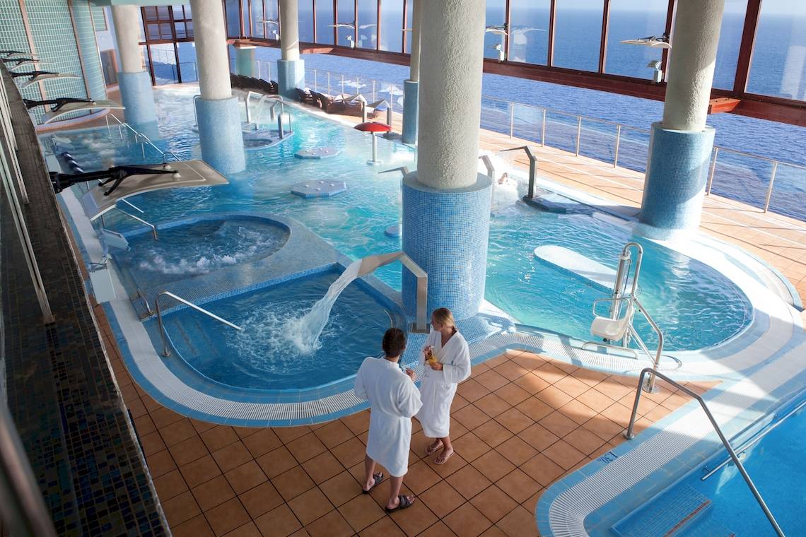 Einen Blick auf das Spa-Bereich im Gloria Palace Amadores Thalasso & Hotel.