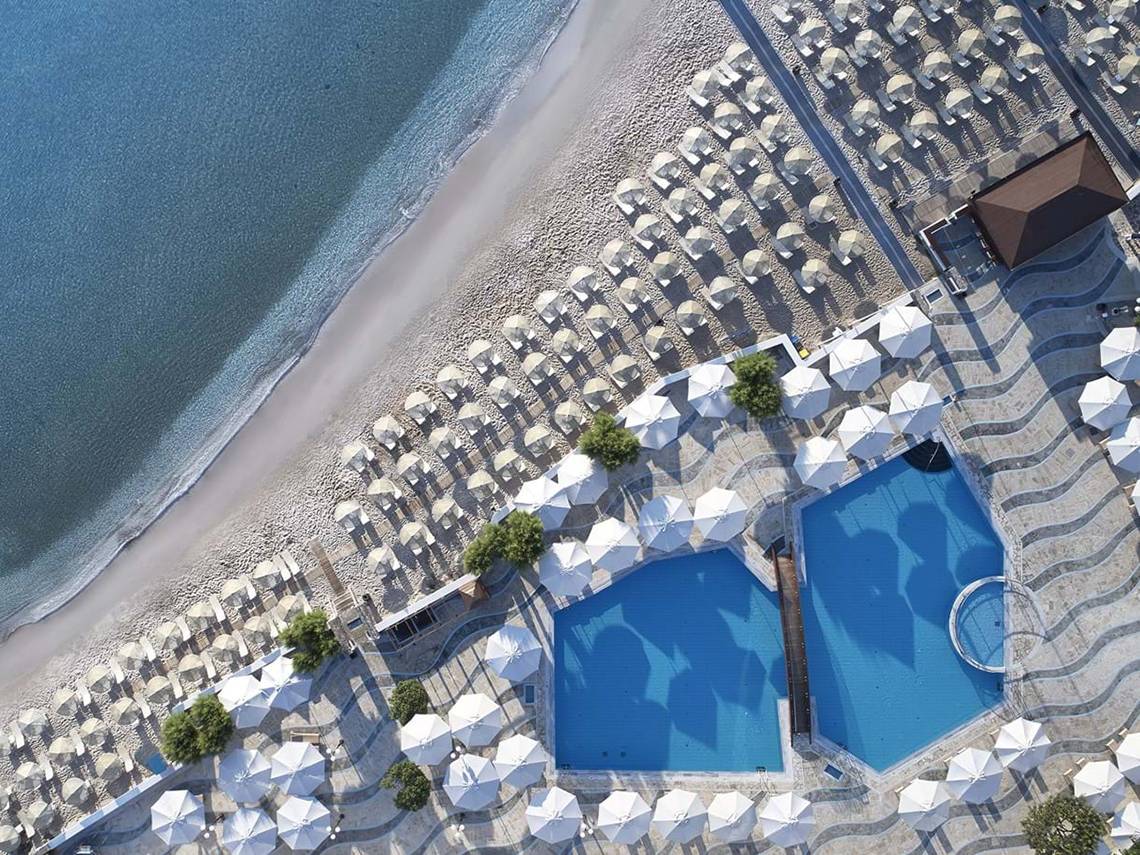 Creta Maris Beach Resort in Kreta, Pool, Strand
