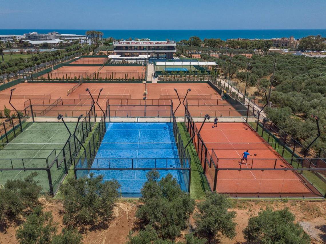 Lyttos Beach Hotel in Kreta, Tennisplätze