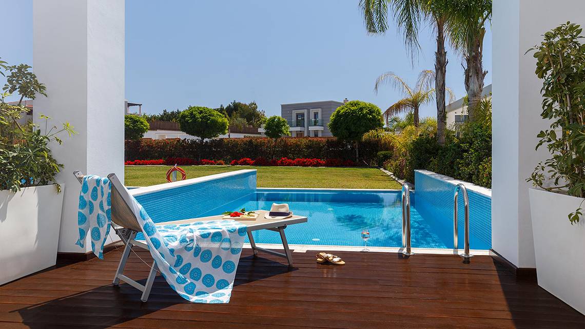 Princess Andriana Resort & Spa in Rhodos, Juniorsuite mit Pool