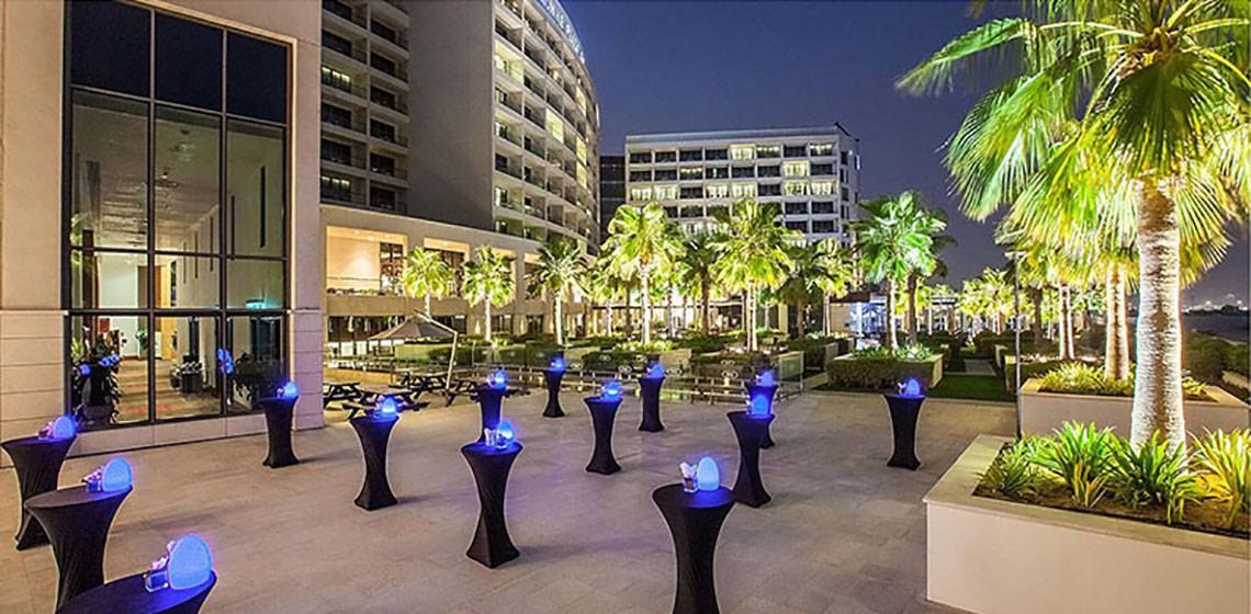 Crowne Plaza Abu Dhabi Yas Island, Aussenansicht des Hotels