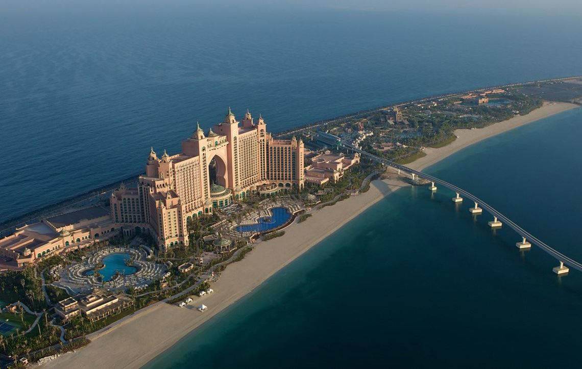 Atlantis the Palm, Dubai, Aussenansicht des Hotels