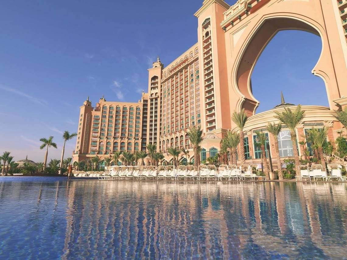 Atlantis the Palm, Dubai, Aussenansicht des Hotels