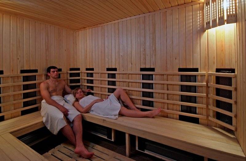 Paar in Sauna im Sol Nessebar Palace Hotel