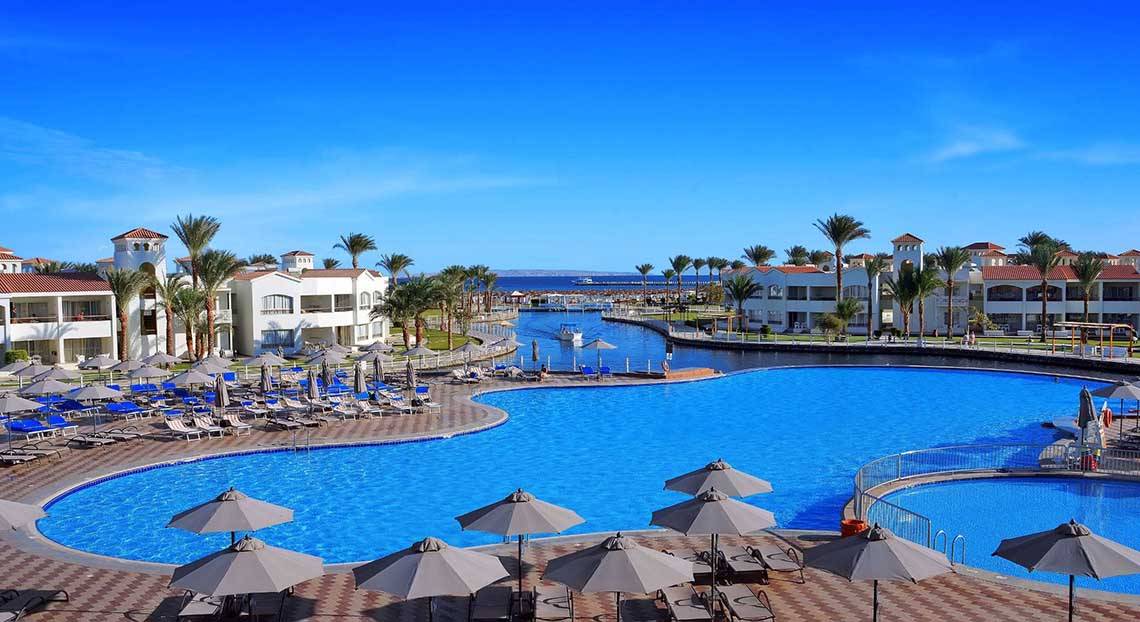 Dana Beach Resort, Hurghada, Aussenansicht des Hotels