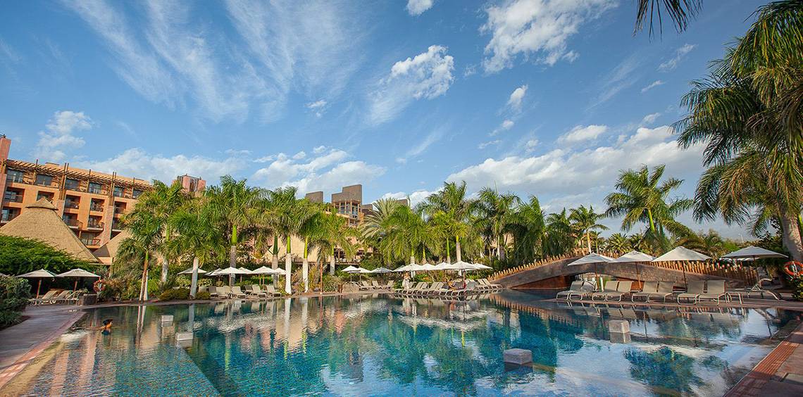 Lopesan Baobab Resort, Las Palmas, Aussenansicht des Hotels