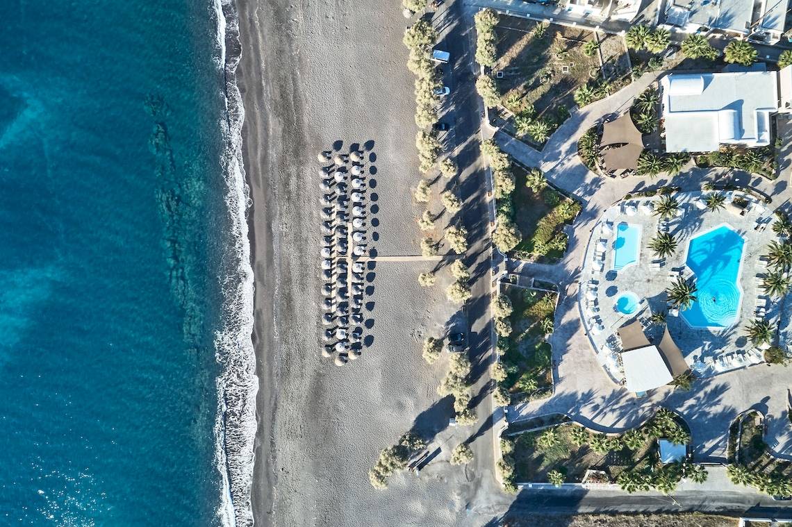 Santo Miramare Resort in Santorin