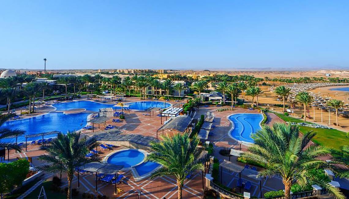 Jaz Lamaya Resort, Marsa Alam, Aussenansicht des Hotels