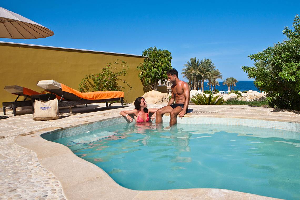 Makadi Spa Hotel in Hurghada Ägypten, Sonnenliegen, Pool